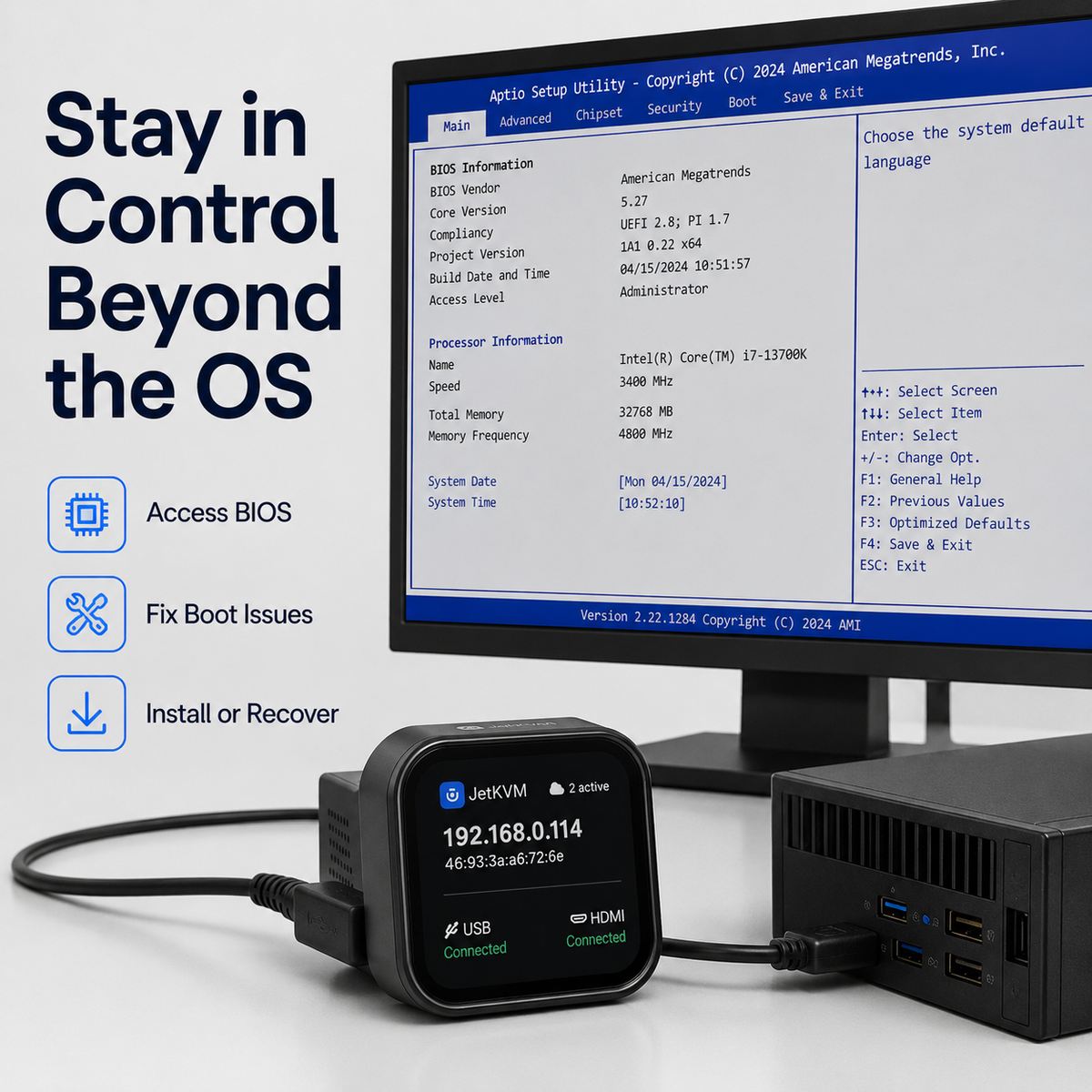 JetKVM — Open-Source KVM over IP for PCs and Servers