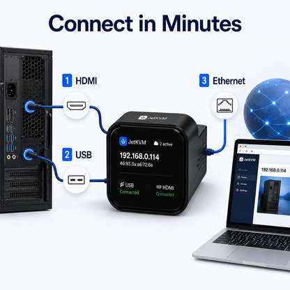 JetKVM — Open-Source KVM over IP for PCs and Servers